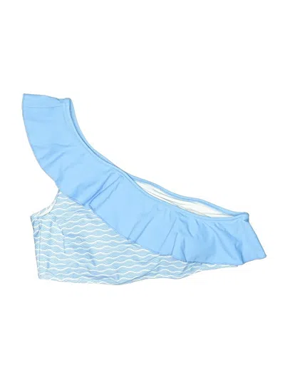 Pre-owned Southern Tide Swimsuit Top Blue Swimwear