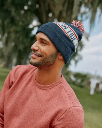 Southern Tide Trailhead Beanie In True Navy