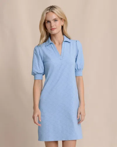 Southern Tide Trina Performance Dress In Cerulean