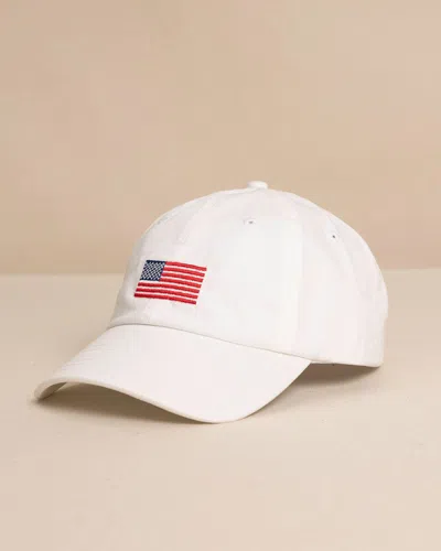 Southern Tide Usa Flag Hat In White
