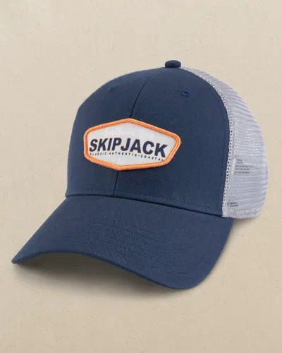 Southern Tide Vintage Badge Trucker Hat In Navy