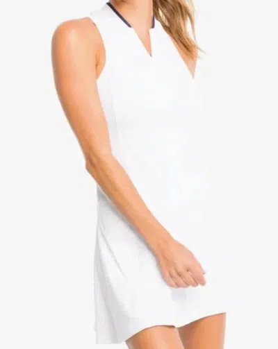 Southern Tide Women's Kristy Performance Dress In Classic White In Multi