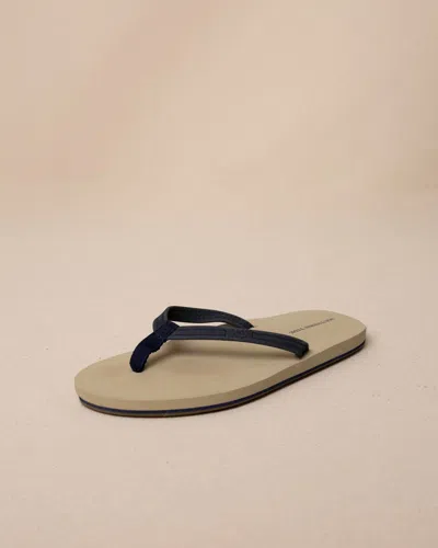 Southern Tide Women's Navy Leather Weekend Flipjacks In Multi