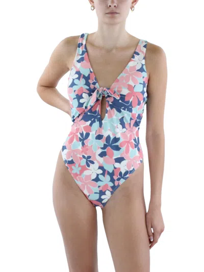 Southern Tide Womens Printed Nylon One-piece Swimsuit In Multi