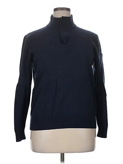 Pre-owned Southern Tide Wool Pullover Sweater In Blue