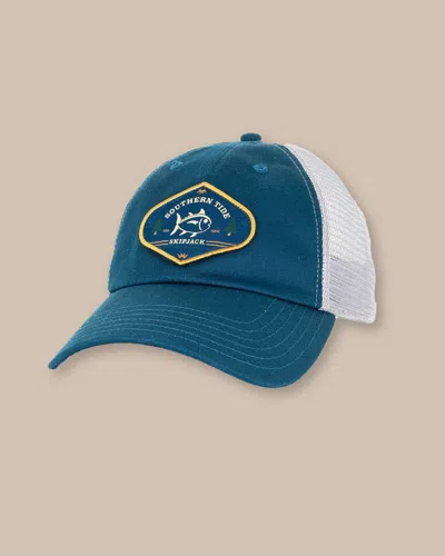Southern Tide Yuletide Classic Trucker Hat In Georgian Bay Green