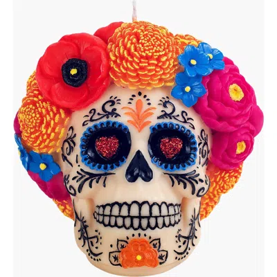 Southlake Gifts Dia De Los Muertos Scented Candle In Multi