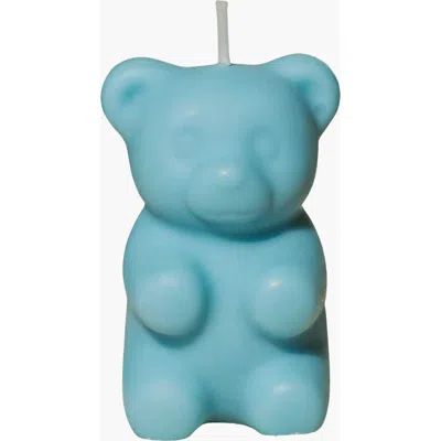 Southlake Gifts Gummy Bear Candle With Hidden Surprise In Light Blue