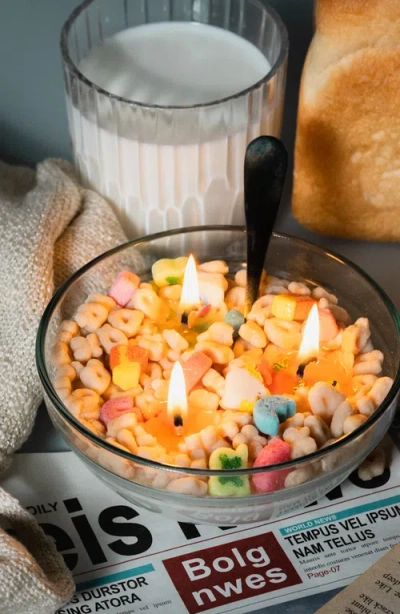 Southlake Gifts Lucky Charms Candle In Cereal Candle + Extra Cereal