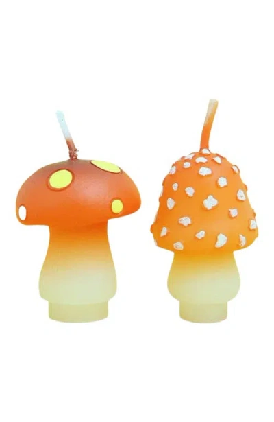Southlake Gifts Mini Mushroom Candle Set In Multi