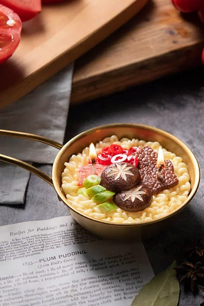 Southlake Gifts Ramen Noodle Candle In Gold At Urban Outfitters