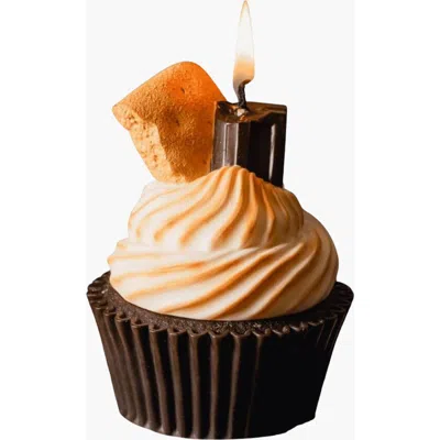 Southlake Gifts S'more Cupcake Candle In Multi