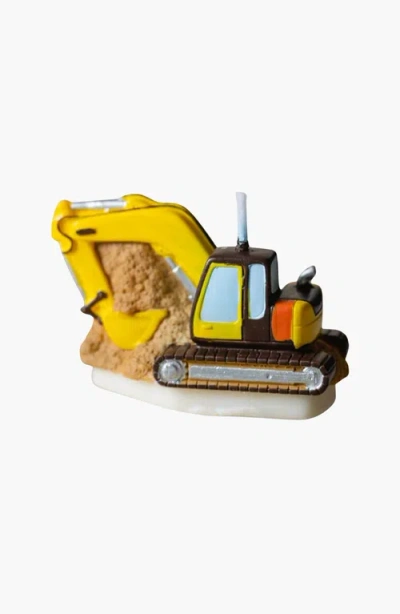 Southlake Gifts Toy Tractor Candle In Yellow/brown/orange