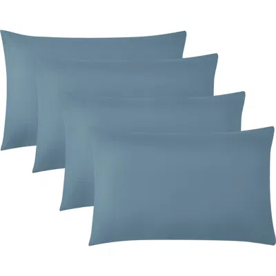 Southshore Fine Linens 4 Piece Pillow Case Set In Blue