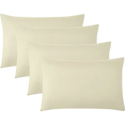 Southshore Fine Linens 4 Piece Pillow Case Set In White