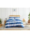 Southshore Fine Linens Atlantic Oversized Duvet Cover Set In Blue