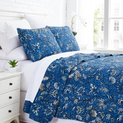 Southshore Fine Linens Blooming Blossoms Microfiber Quilt Set In Animal Print