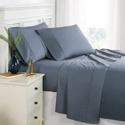 Southshore Fine Linens Briteyarn 300 Thread Count 100% Long Staple Cotton Sateen Sheet Set Made In Certified In Multi
