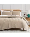 Southshore Fine Linens Chevron 2pc Quilt And Sham Set In Sand