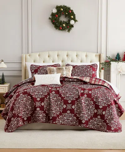 Southshore Fine Linens Christmas Carol 5-pc. Holiday Quilt Set, King/california King