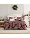 Southshore Fine Linens Christmas Carol Oversized Quilt Set