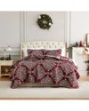 Southshore Fine Linens Christmas Carol Oversized Quilt Set