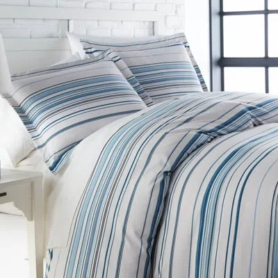 Southshore Fine Linens Coastal Stripes Down Alternative Oversized Comforter Set With Shams By  In Multi