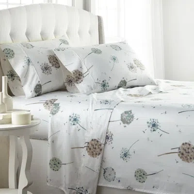 Southshore Fine Linens Dandelion Dreams Collection 300 Thread Count Floral 100% Cotton Sheet Set In Multi