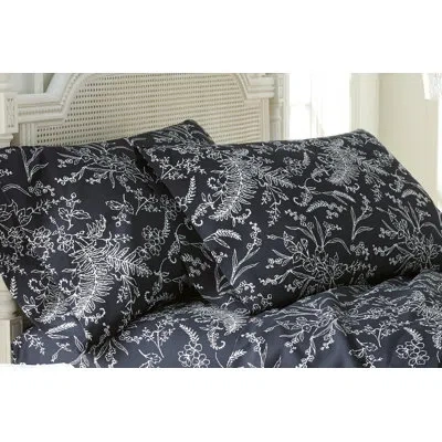 Southshore Fine Linens Dunson Print Floral Pillowcase In Multi