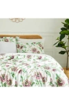 Southshore Fine Linens Duvet Cover & Pillow Sham Set In White/green