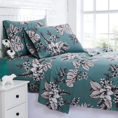 Southshore Fine Linens Flora 300 Thread Count Floral 100% Cotton Sheet Set In Multi