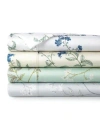 Southshore Fine Linens Forget Me Not 22 Extra Deep Pocket Cotton Sheet Sets In Green
