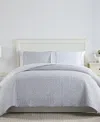 Southshore Fine Linens Geometric Maze 3-pc. Quilt Set, Twin/twin Xl In Gray