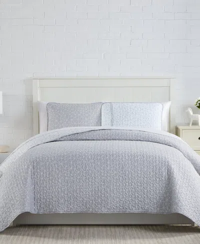 Southshore Fine Linens Geometric Maze 3-pc. Quilt Set, Twin/twin Xl In Gray