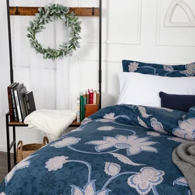 Southshore Fine Linens Grand Floral Collection Grand Duvet Cover Set In Multi