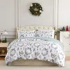 Southshore Fine Linens Happy Holiday's Oversize Holiday Duvet Set In Happy Holidays