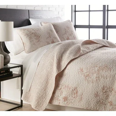 Southshore Fine Linens Harmony Collection Microfiber Reversible Quilt Set In Multi