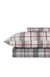 Southshore Fine Linens Highland Collection Extra Deep Cotton Sheet Set In Grey