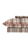 Southshore Fine Linens Highland Collection Extra Deep Cotton Sheet Set In Rust