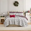Southshore Fine Linens Holiday Harmony Oversized Quilt Set In Holiday Harmony