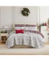 Southshore Fine Linens Holiday Harmony Oversized Quilt Set