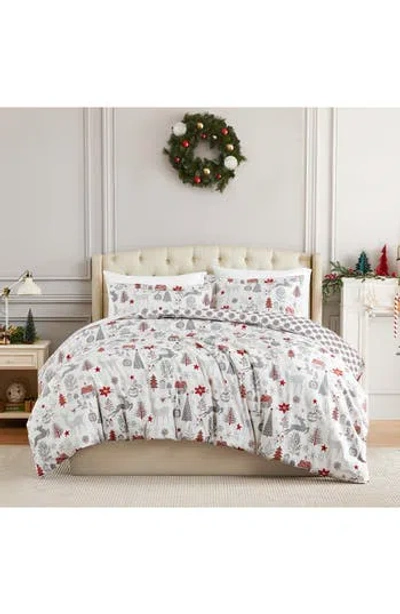 Southshore Fine Linens Holly Jolly Jane Oversize Holiday Comforter Set In Holly Jolly Lane