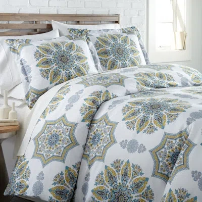 Southshore Fine Linens Infinity Collection Oversized Down Alternative Microfiber Comforter Set By  In Multi