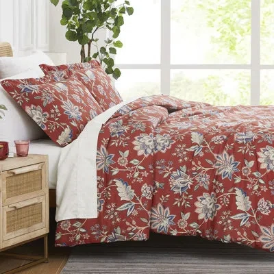 Southshore Fine Linens Jacobean Willow Oversized Duvet Cover Set In Multi