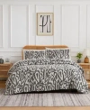Southshore Fine Linens Khari Microfiber Duvet Cover Sham Set In Charcoal