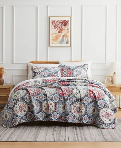 Southshore Fine Linens Kilim Oversized 2 Piece Quilt Set, Twin/set, Twin/twin Xl In Multi