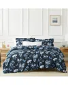 Southshore Fine Linens Lexington Sateen Duvet Cover Set In Blue