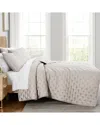 Southshore Fine Linens Luxurious Bamboo Quilt Set In White