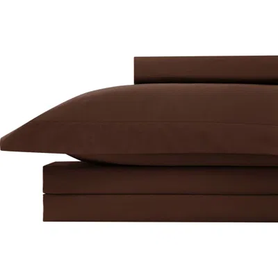 Southshore Fine Linens Luxury Essentials Duvet Cover Set In Brown
