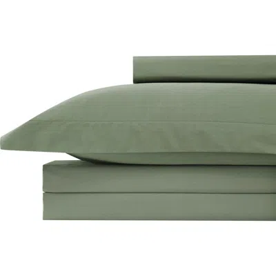 Southshore Fine Linens Luxury Essentials Duvet Cover Set In Dark Green